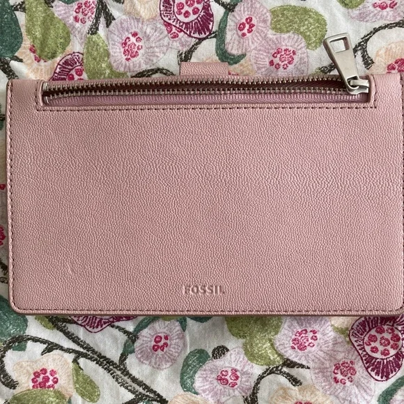 Pink Leather Wallet - Picture 2 of 3